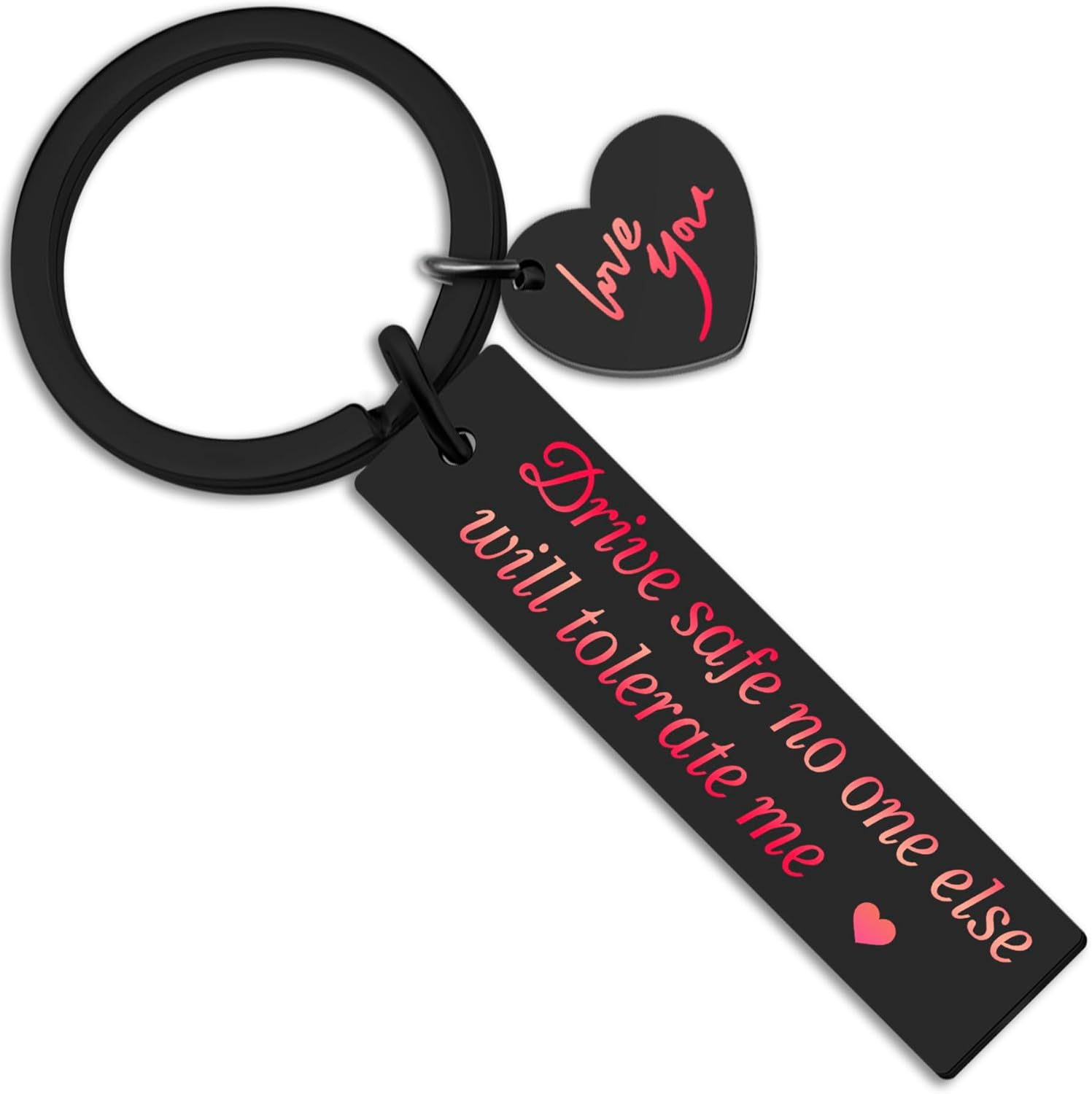 Fathers Day Dad Gifts Drive Safe Keychains for Boyfriend Husband Gifts Birthday or Anniversary Presents for Husband Wife Girlfriend Family（Colorful）