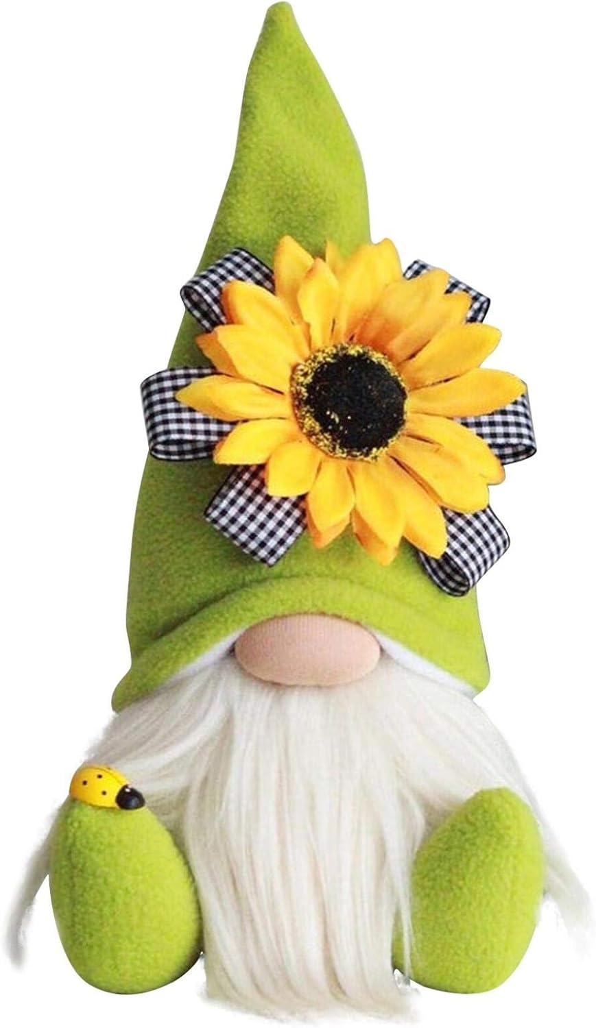 Sunflower Garden Gnome, Bumble Bee Gnomes Plush Decor,World Bee Day Fall Decor,Fall Holiday Bee Decorations Ornaments for the Home