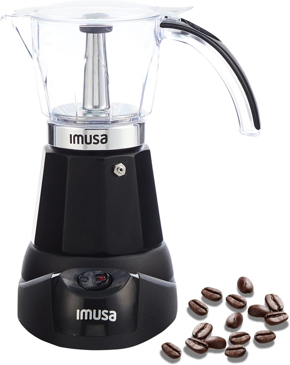 6 or 3 Cup Electric Espresso Maker Black Coffee Machine for Cuban Coffee, Moka and Espresso Drinks