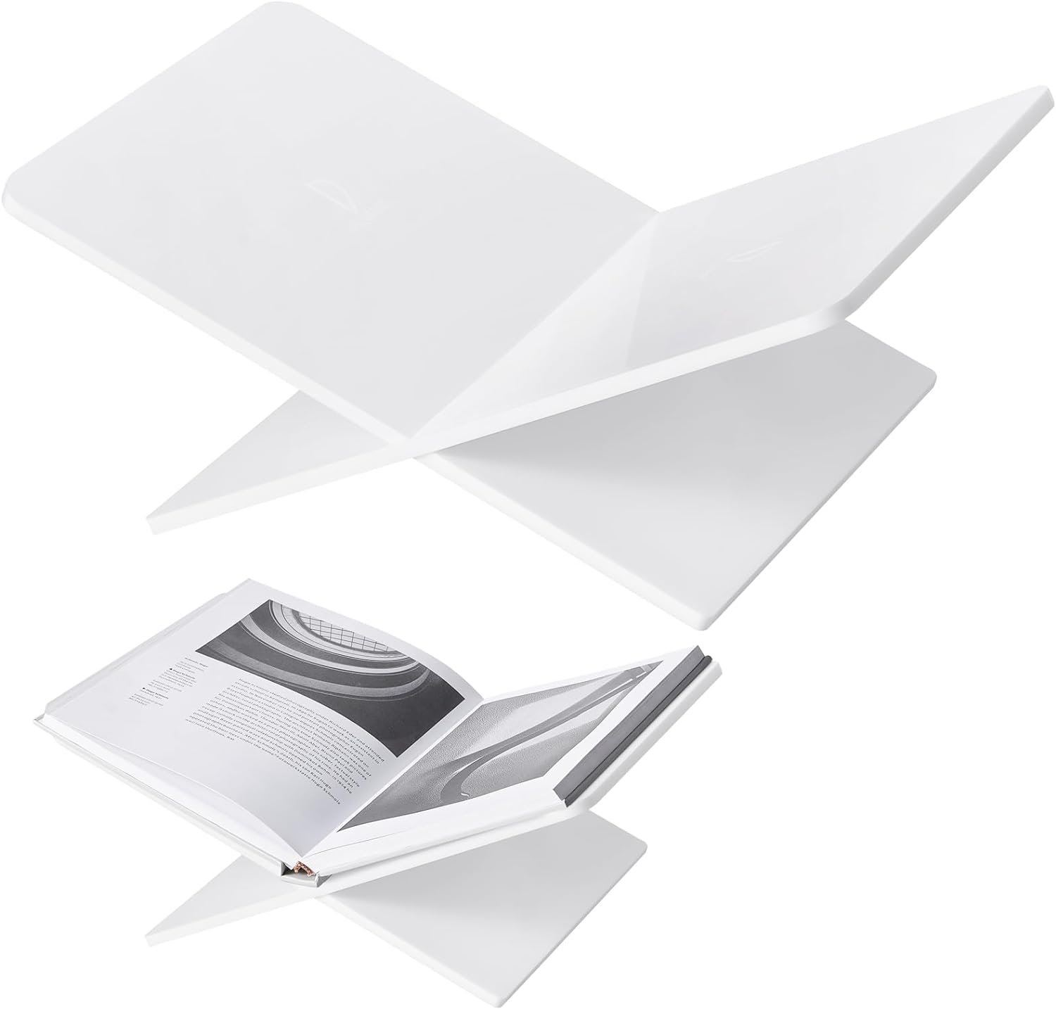 DECORANY Acrylic Book Holder 28 x 18 x 15 cm Open Large Book Display Stand fo... - Picture 12 of 17
