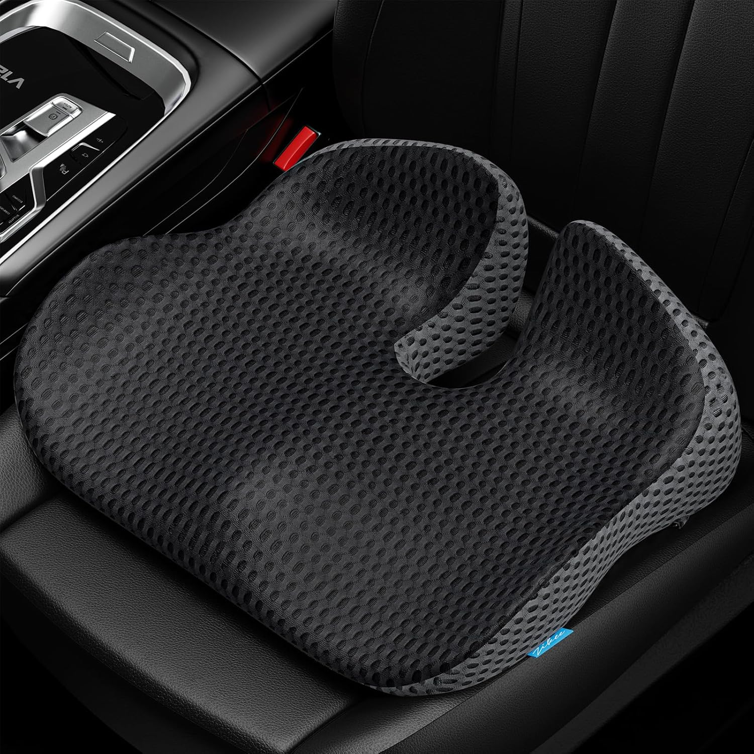 ZIKEE Wedge Car Seat Cushion for Driving, Innovative Seat Cushion with Honeycomb
