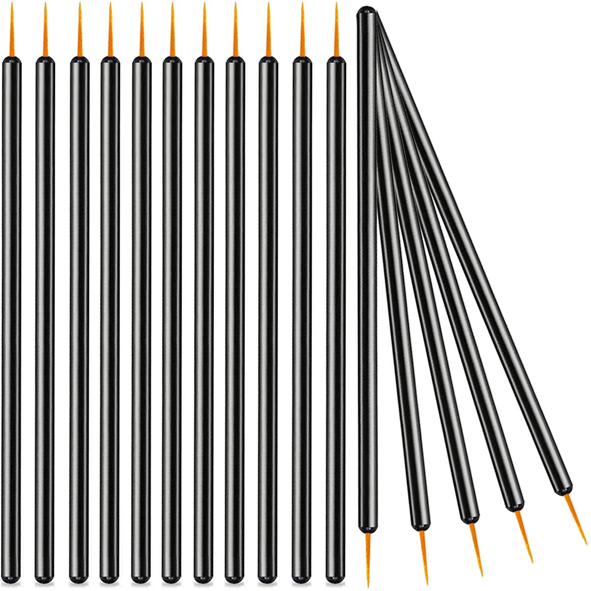 100 Pack Disposable Eyeliner Brushes Applicator Makeup Eye Liner Wands