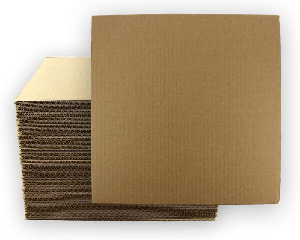 10  12x12 Corrugated Cardboard Filler Inserts Sheet Pads 1/8