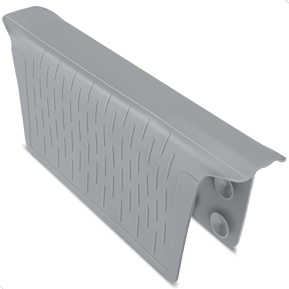 Sink Saddle, Kitchen Sink Mat, Divider Protector Mat, No Odor, Super Soft, No Stains, 12.83'' x 11.1''