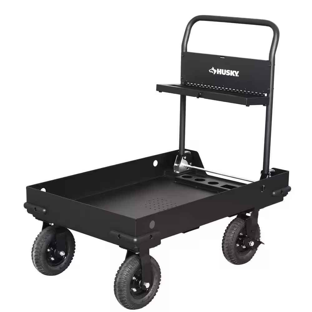38 In. W All-Terrain Folding Tool Cart
