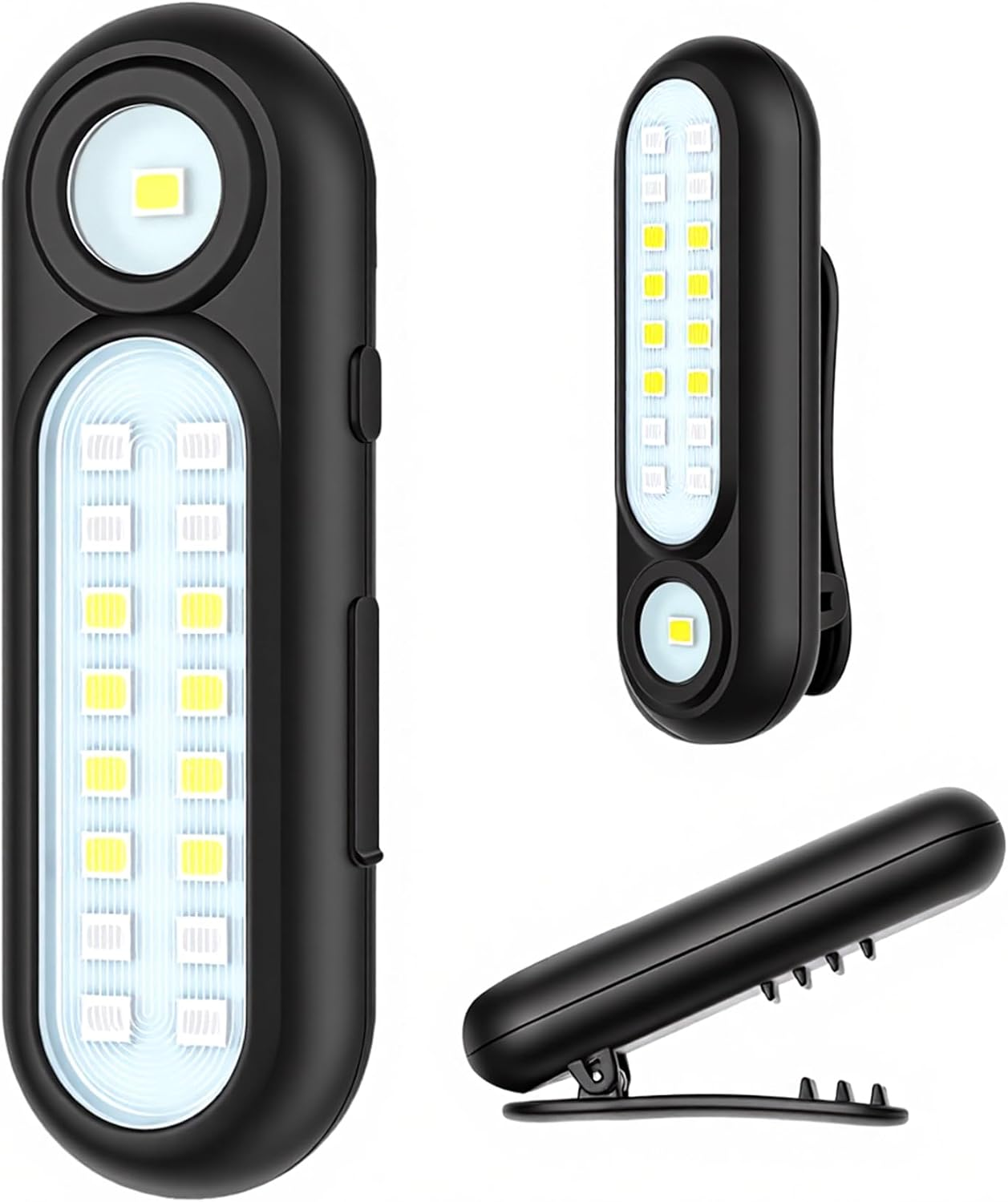 Clip on Flashlight, Rechargeable Running Light for Runners and Dog Walking