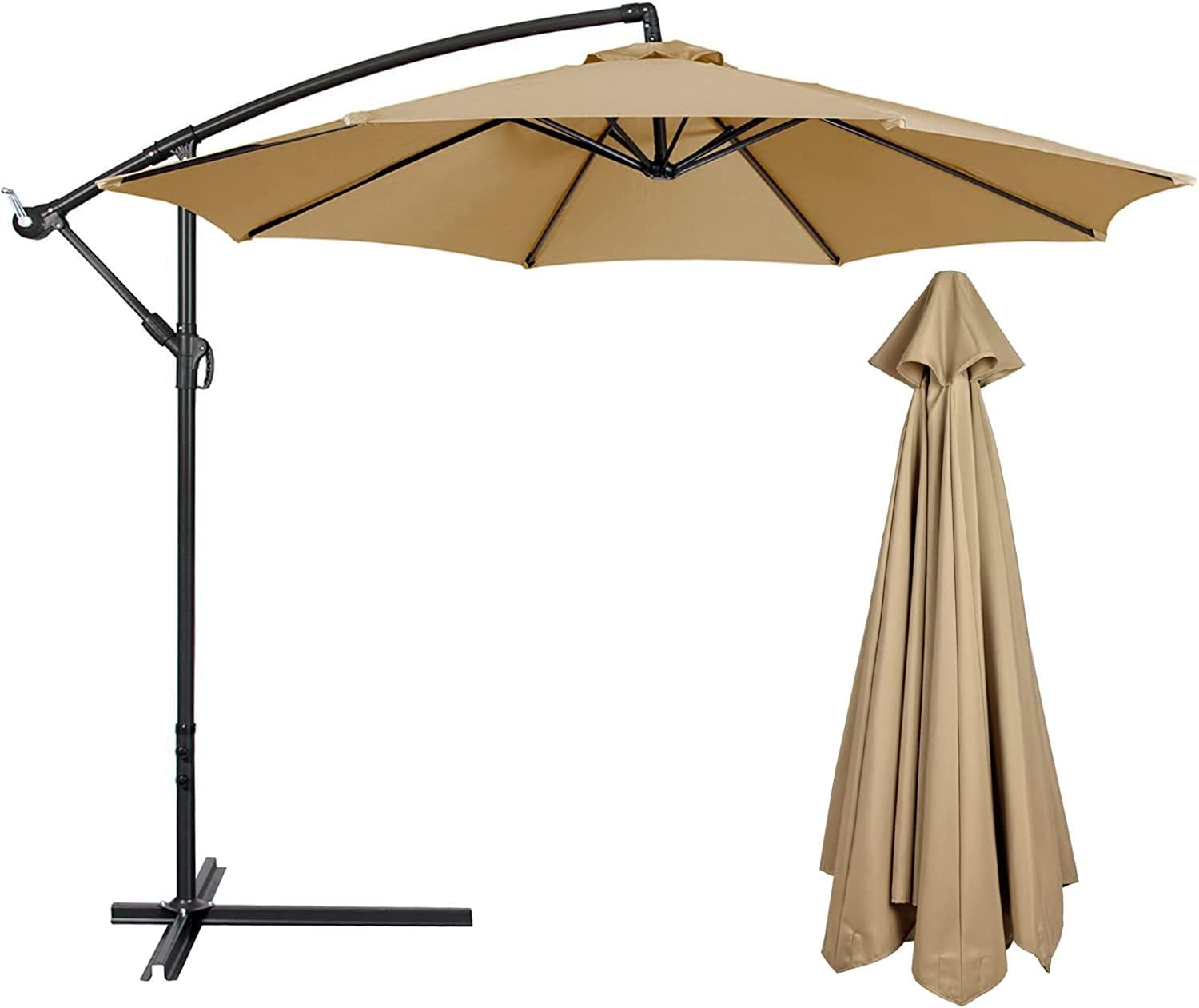 10 patio umbrella 6 ribs replacement canopy Patio Umbrella Replacement Canopy Cantilever Hanging 10 Ft