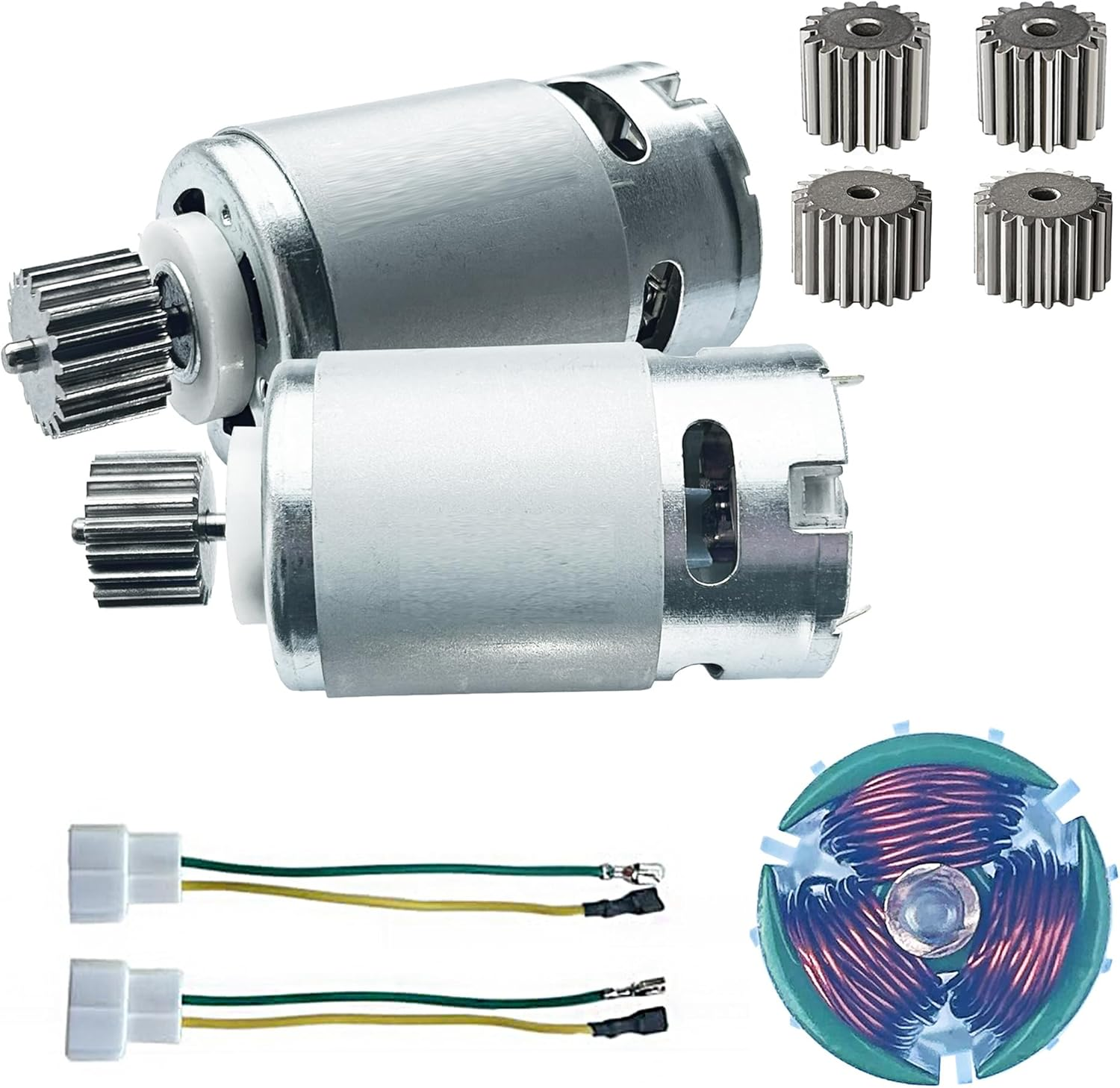 2PCS 24 Volt RS555 Motor