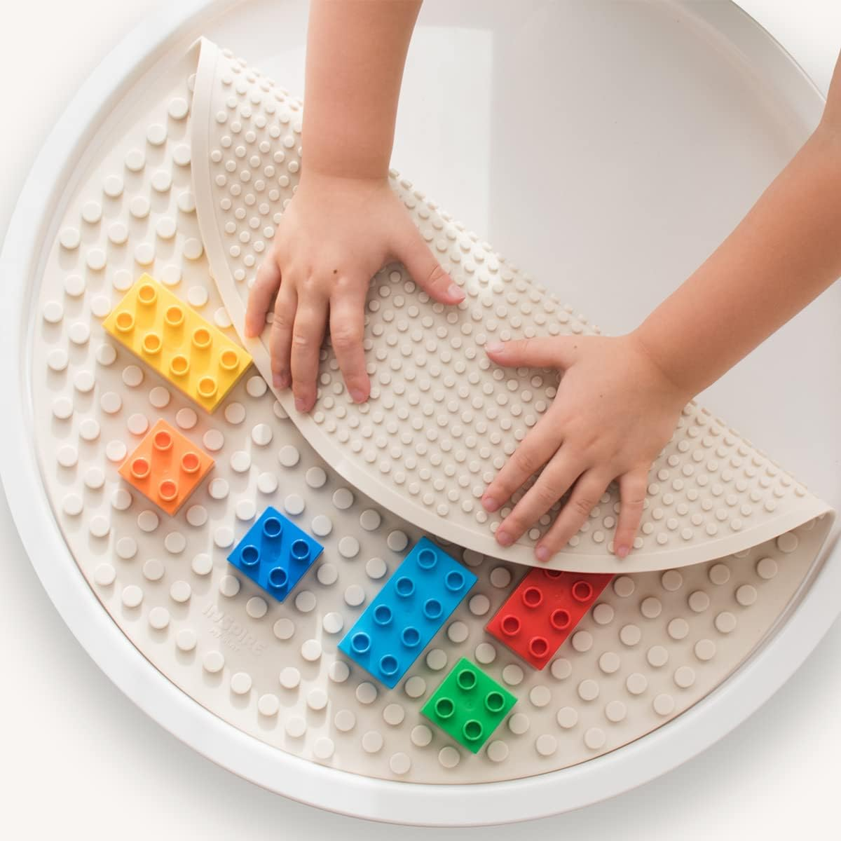 Inspire My Play - Silicone Building Blocks Baseplate - Compatible with All Ma... - Picture 9 of 14