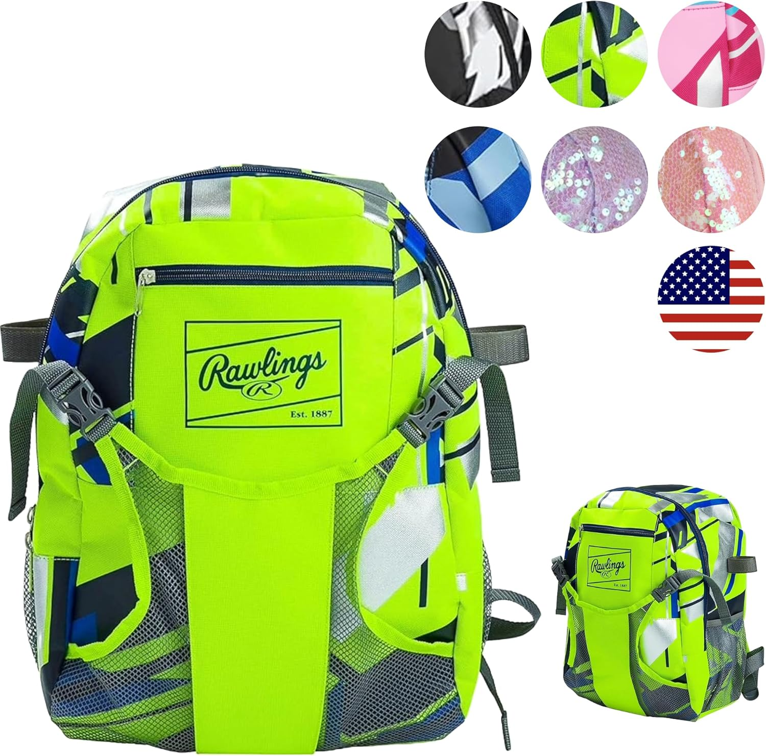 | REMIX T-Ball & Youth Backpack Equipment Bag Baseball/Softball Multiple Colors