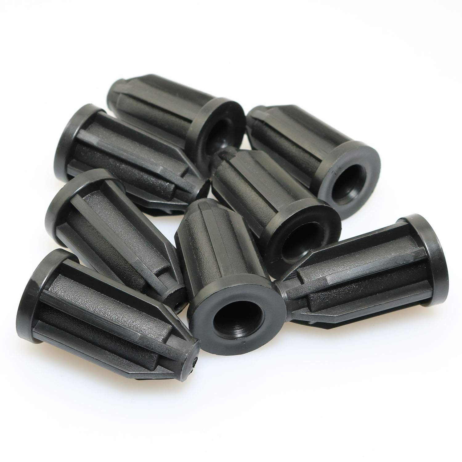 8PCS Plastic Caster Socket Sleeve round Inserts, 7/16