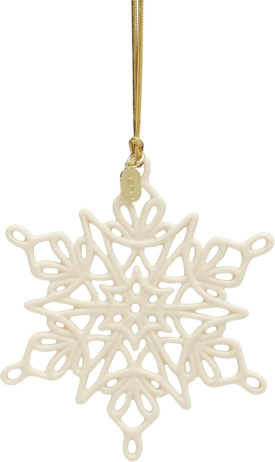 Lenox 895772 2024 Snow Fantasies Snowflake Ornament keep it around all year 