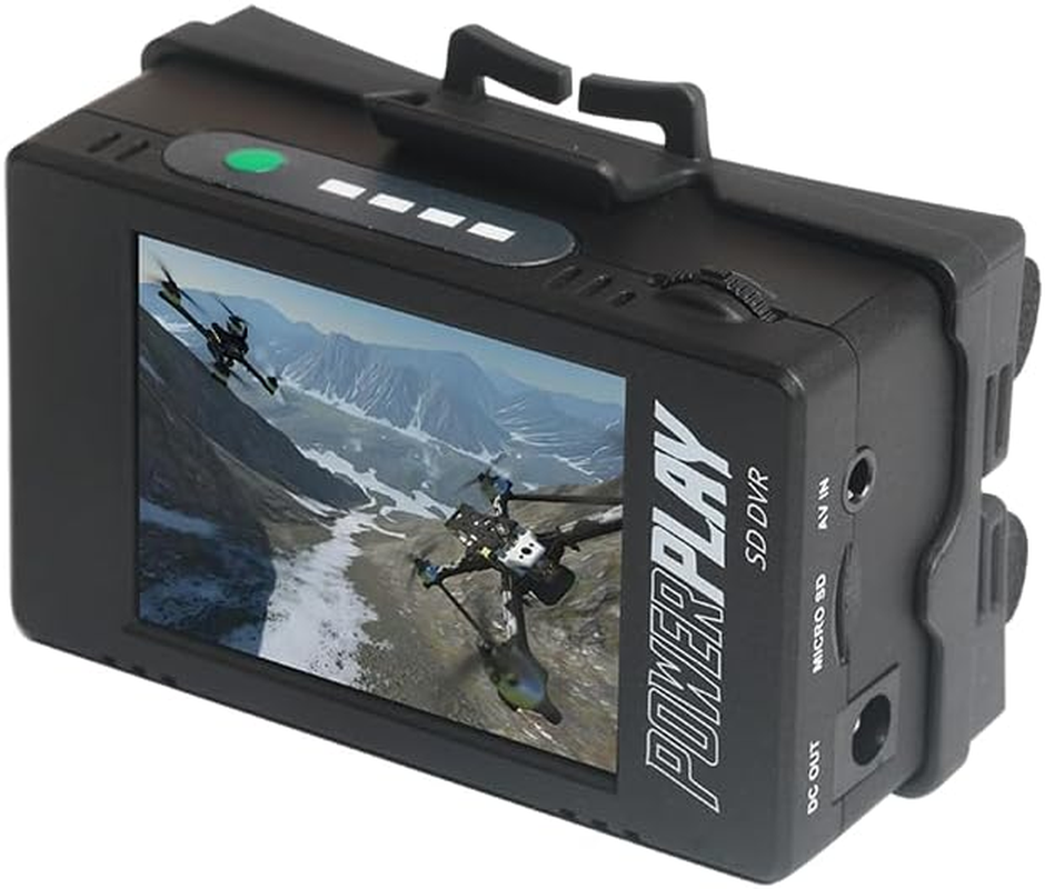2025 Latest Immersion RC Powerplay Vintage Camera Monitor with DVR LCD Screen 60Fps Recording for Tapeless Camcorders Digital Video Converter for VHS, VHS-C, 8Mm, Minidv, Digital8, Etc