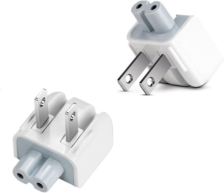 2 Pcs Mac AC Wall Adapter Plug Duckhead US Wall Charger AC Cord US Standard Duck