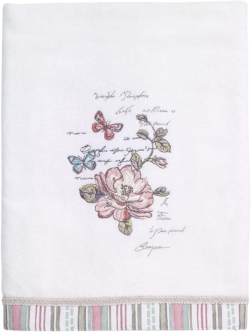- Bath Towel, Soft & Absorbent Cotton Towel (Butterfly Garden Collection)