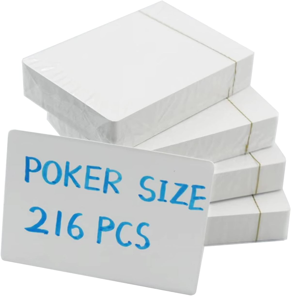 Blank Playing Cards to Write on Poker Size 216PCS Printable Flash Cards for DIY Games