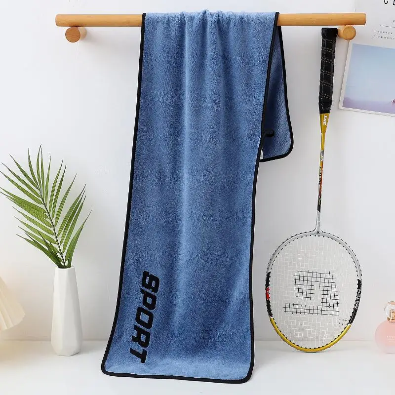 【M】30 * 110Cm Sports Towel UltraFine Fiber Gym Workout Sweat Absorption Towel Yoga Quick Drying Exercise Beach Quick Dry Towel