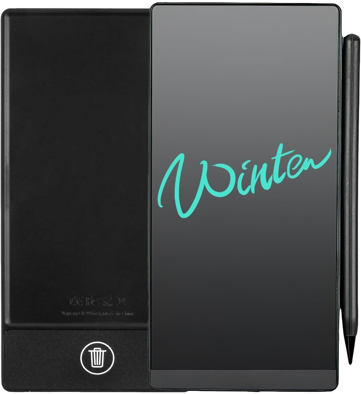 6.5 Inch LCD Writing Tablet with Pen for Adults, Erasable Electronic Writing Pad with Hall Clear Sensor, 6.5