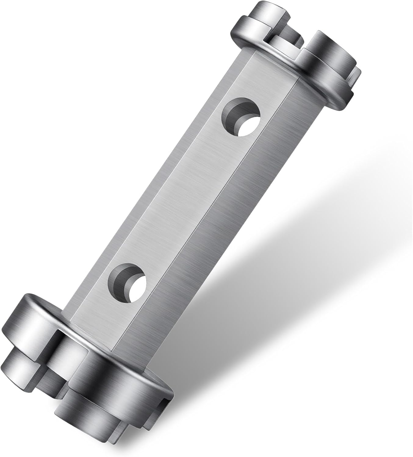 JTWKING Tub Drain Remover & Basin Wrench, Dual Ended Ratchet Wrench Use to Install and Remove Most Bath and Shower Drains and Closet Spuds Square Plastic Toilet Seat Nuts