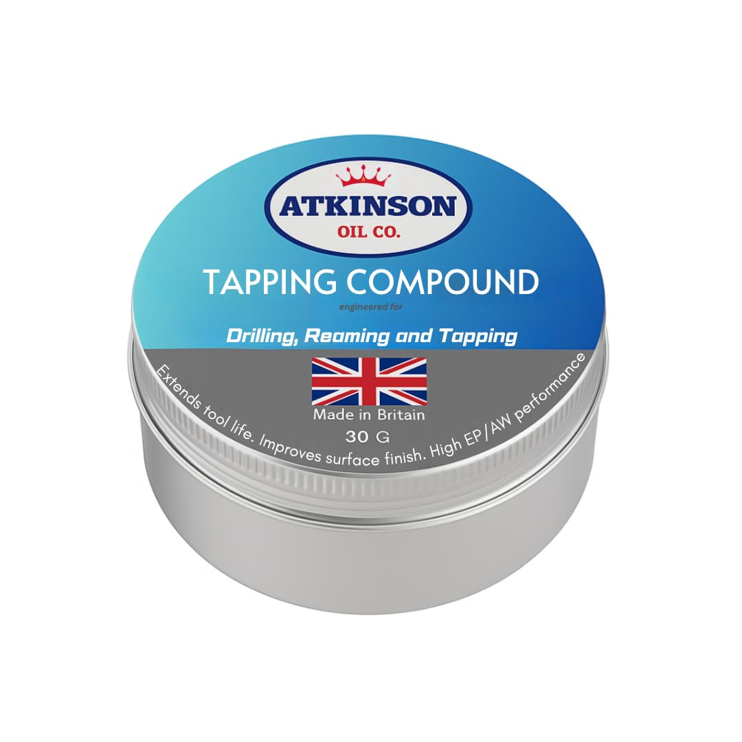 Tapping Compound 30 G | Severe-Duty Cutting Lubricant for Drilling, Reaming & Tapping – Extreme Pressure Protection, Anti-Wear, Improved Surface Finish Made in UK