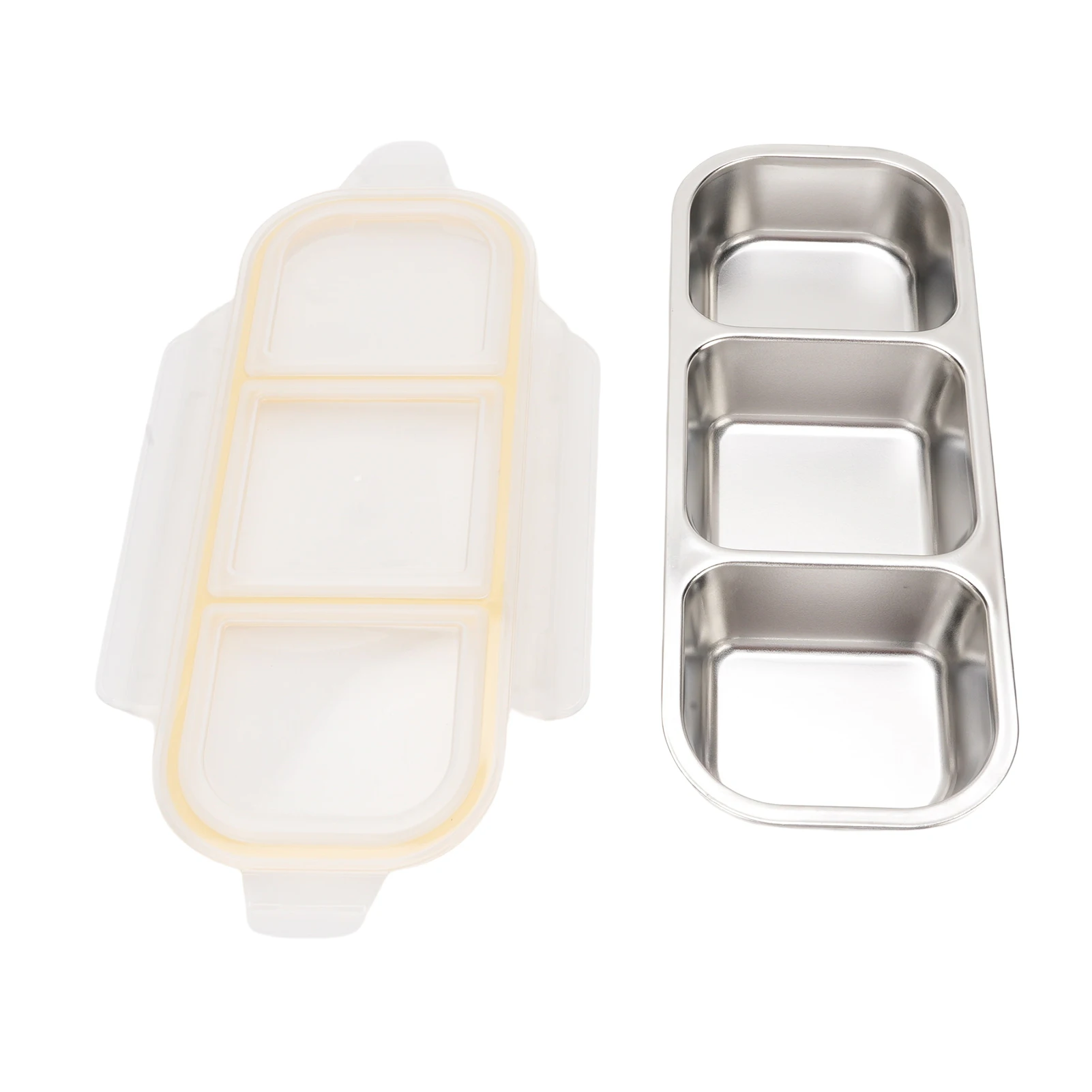 Outdoor Camping Stainless Steel Lunch Box Leakproof Lunch Container Portion Control Lunch Case Freezer Safe Lunch Box