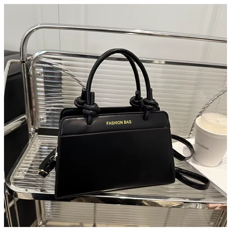 ZPB2874 High Quality Women'S PU Leather Canvas Handbag Large Capacity Sling Shoulder Bag Durable Polyester Lining Stylish