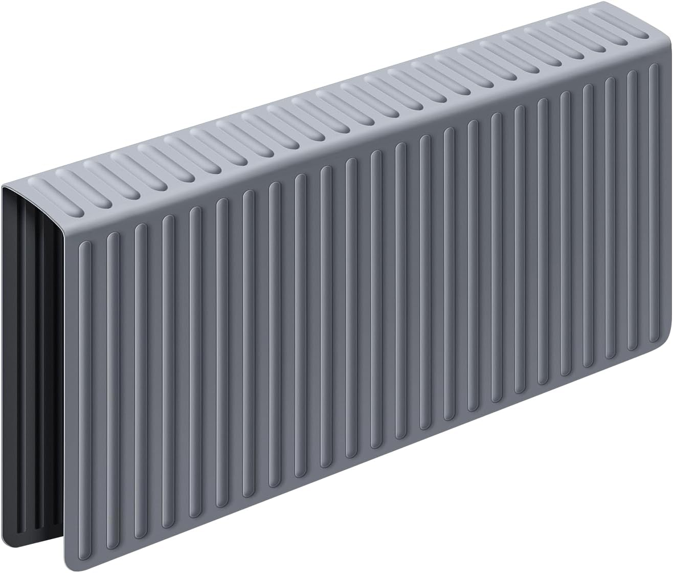 Silicone Sink Saddle, Large and Durable Sink Divider Mat with No Suction Cups, Kitchen Divided Sink Protector Mat for Glassware Dishes, Easy to Clean and No Smell, 11.8