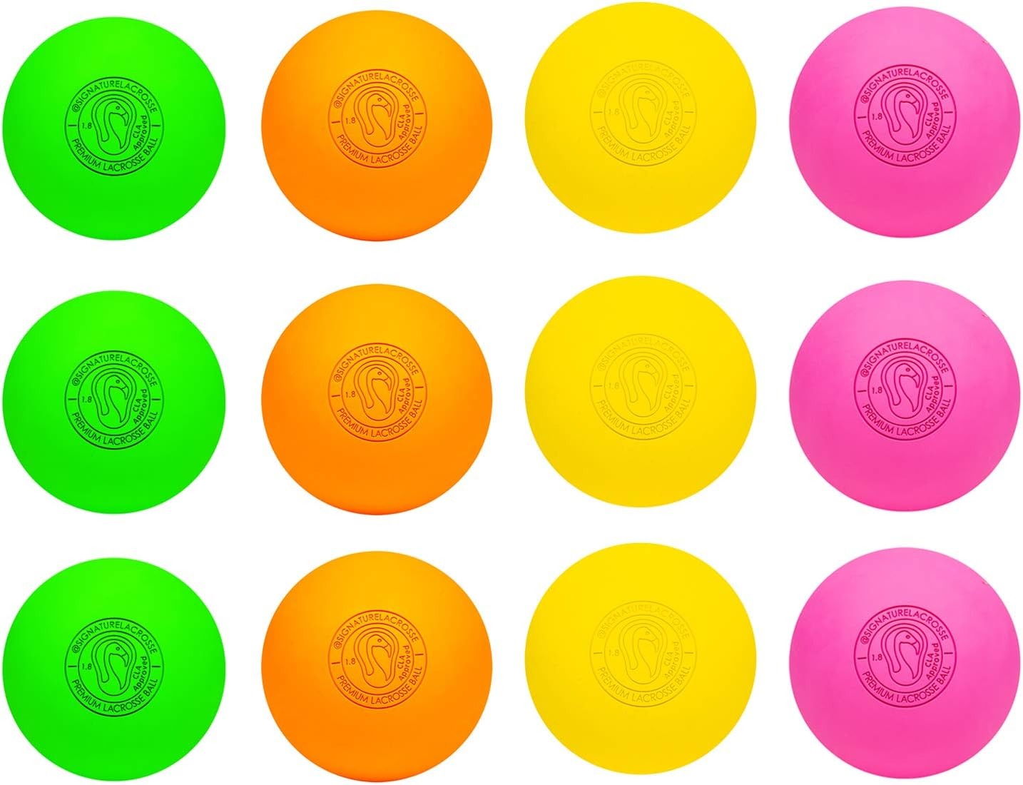 Ball Set - Packs of 2, 4, 8, 12, and 120 - No Chemical Smell Massage Balls, Myofascial Release Tools, Back Roller, Muscle Knot Remover