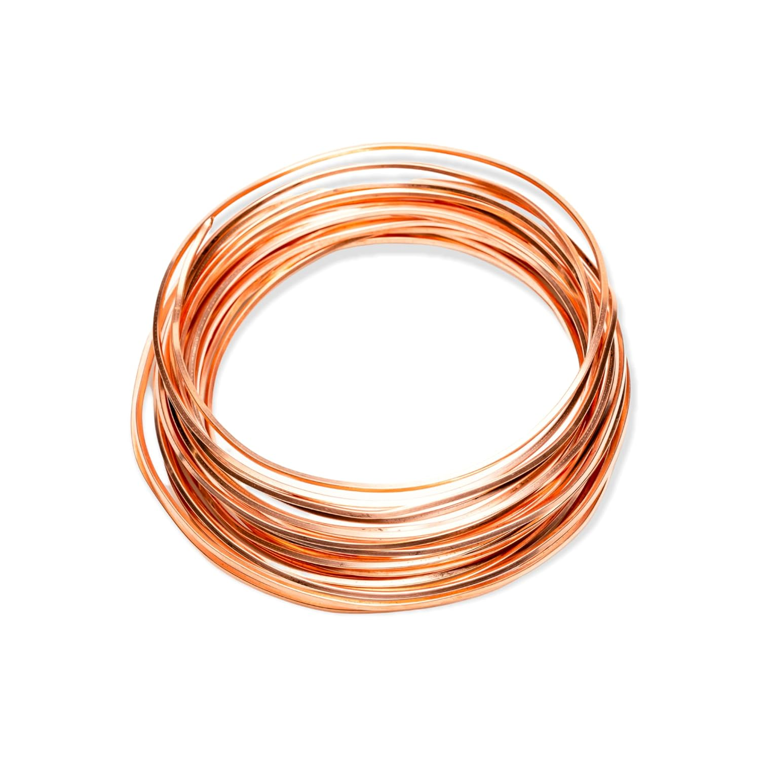 20 Gauge, 99.9% Pure Copper Wire (Square) Dead Soft CDA #110 Made in USA - 25FT by