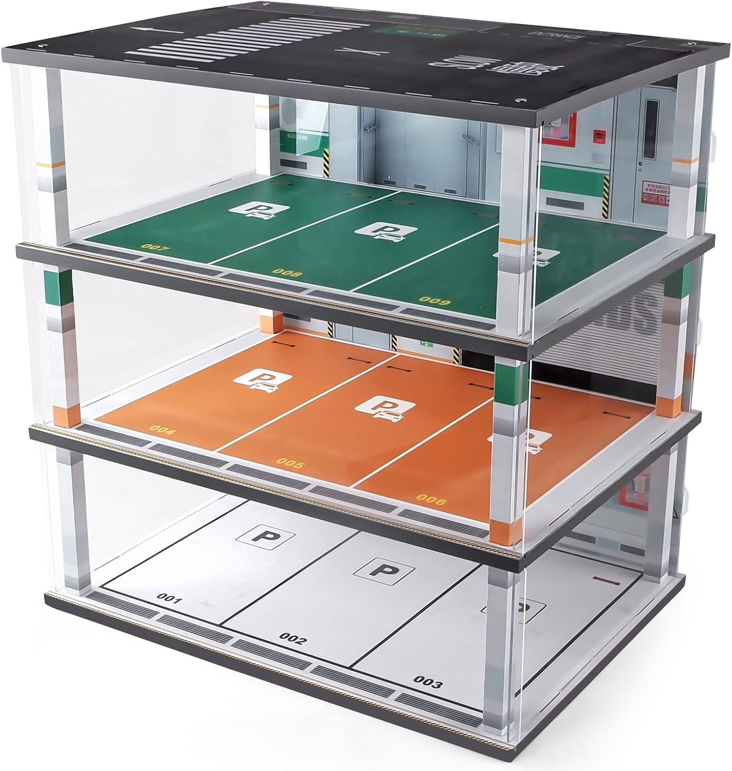 Model Car Display Case 1:18 Scale Diecast Diorama Garage with