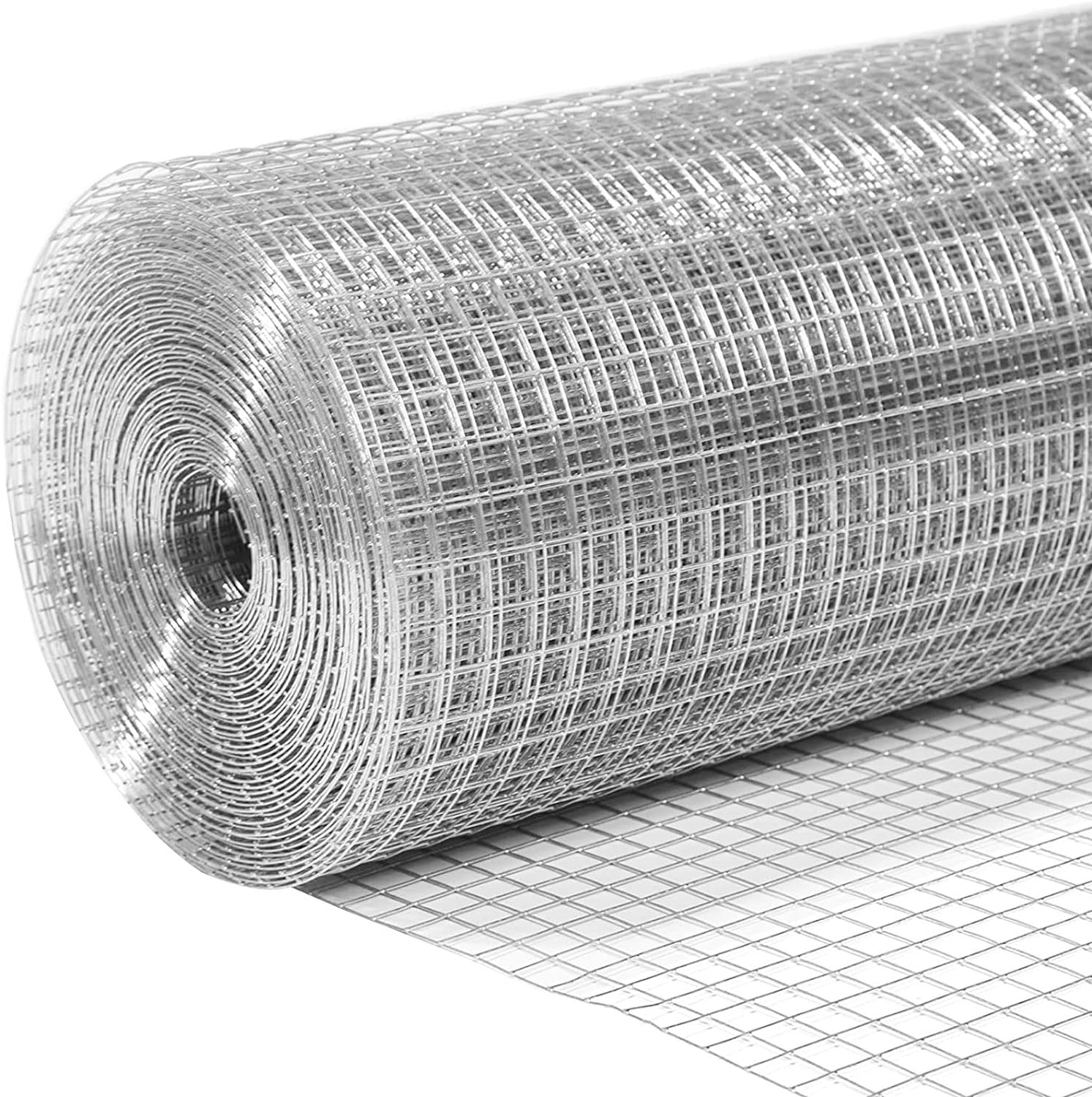 15Mx1.2M Hardware Cloth Galvanised Welded Wire Mesh Fence Roll Chicken Coop Rabbit Cage Gopher Tree Guard Barrier Enclosure Fencing 12.7Mm