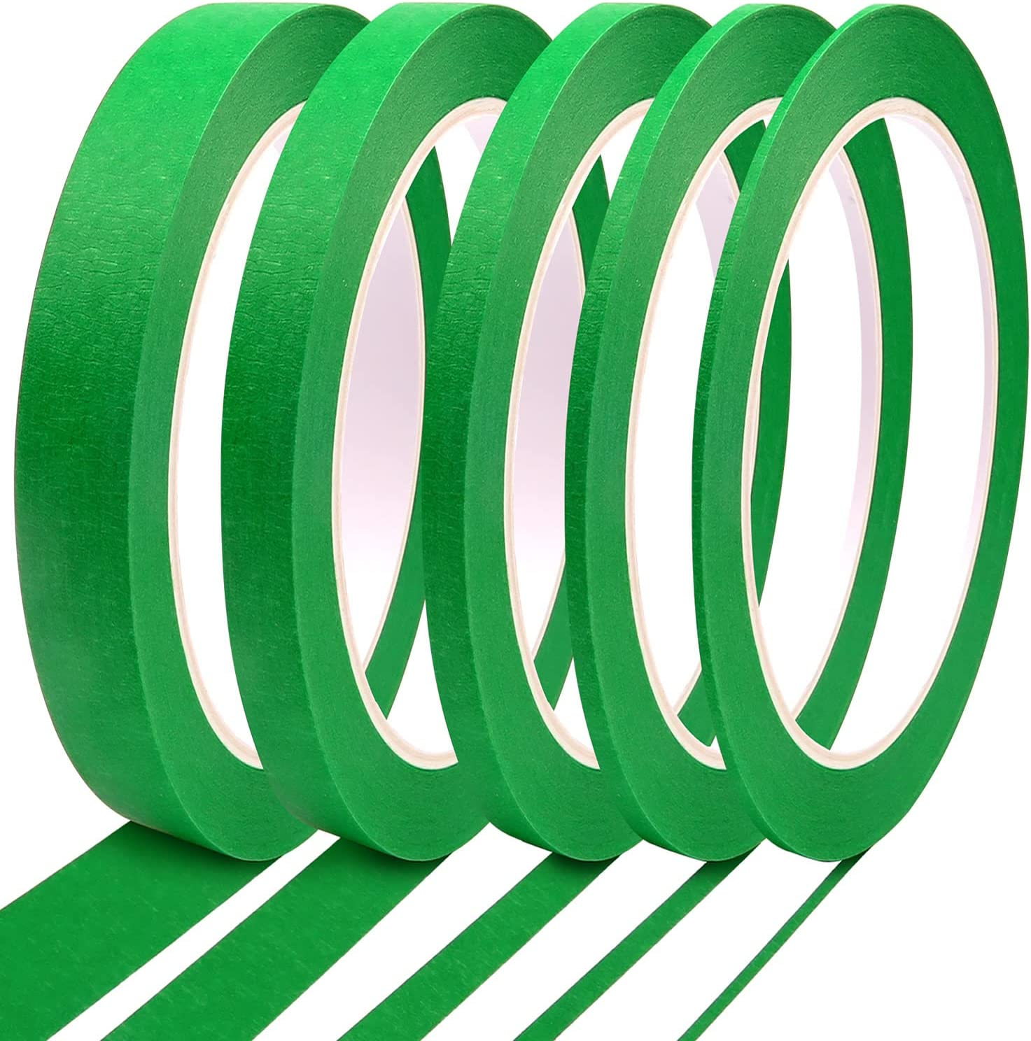 5 Rolls Fine Line Tape, Automotive Painters Tape 1/16