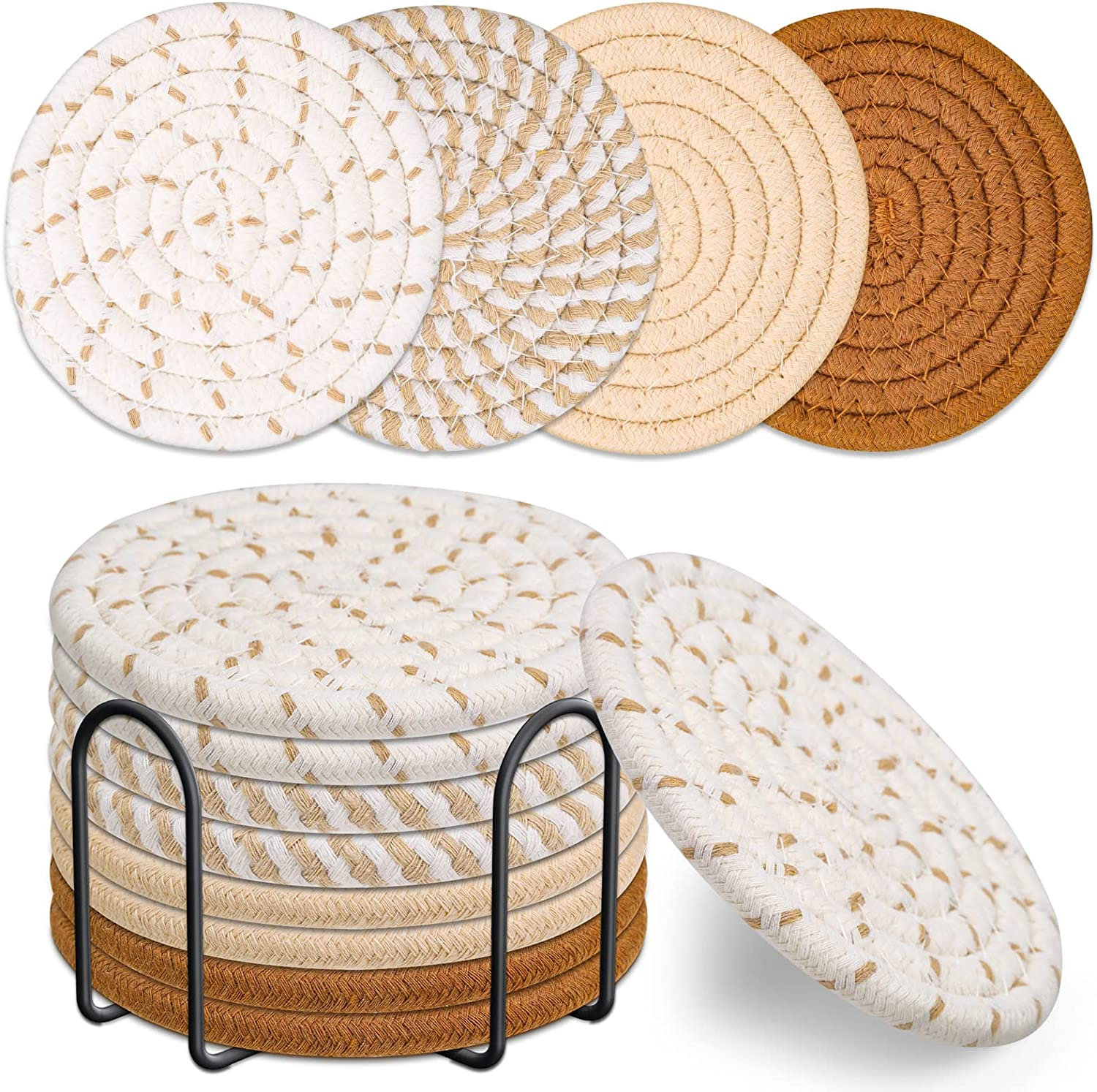 Absorbent Drink Coasters Set of 8