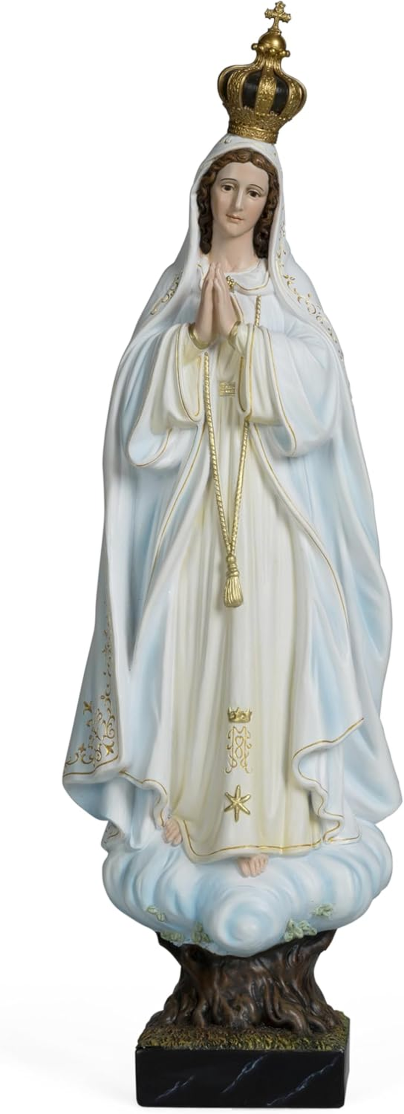 Catholic Our Lady of Fatima Virgin Mary Statue 14.8