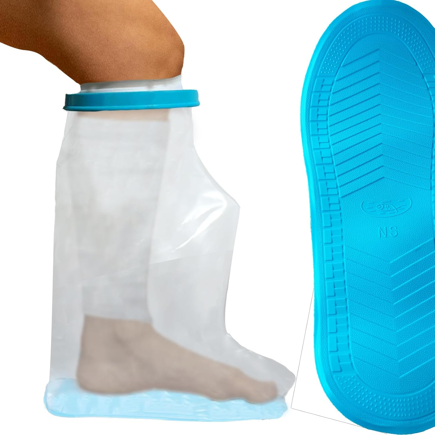Tideshake - 100% Waterproof Leg Cast Cover for Showering, Reusable Adult Shor... - Picture 11 of 15