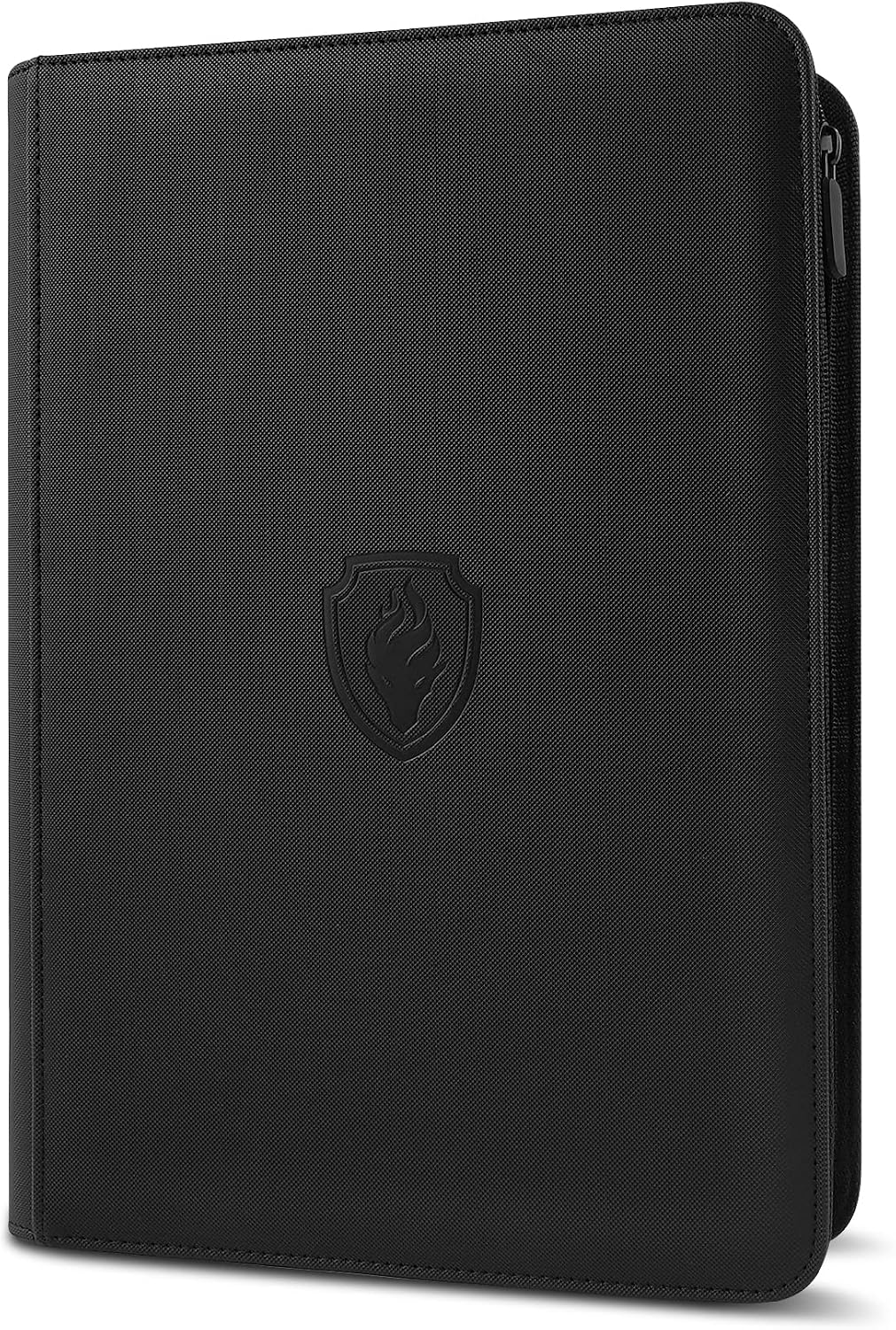 Carpeta de tarjetas con cremallera premium, Carpeta de tarjetas coleccionables de 9 bolsillos Fabmaker,
