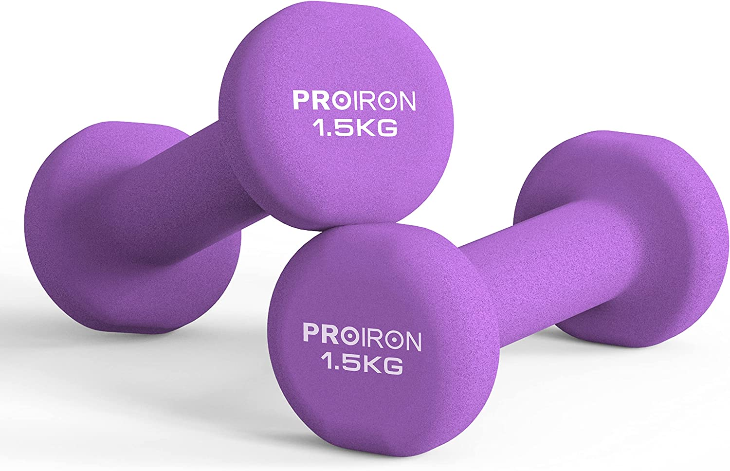 PROIRON Dumbbells Anti-Slip Neoprene Dumbbell Soft-Touch Grip Hand Weights Ho... - Picture 18 of 20