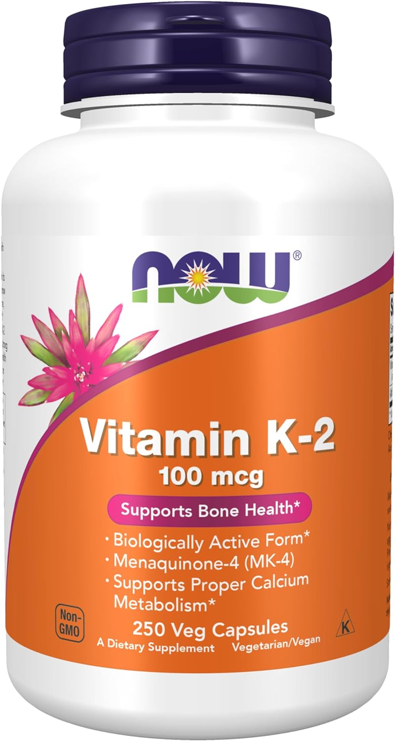 NOW Vitamin K-2 100 mcg,100 Veg Capsules - Picture 10 of 13