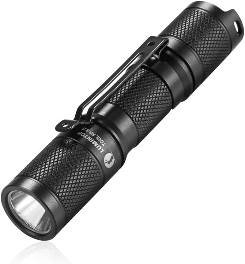 Tool AA 2.0 EDC Flashlight, Pocket-Sized Keychain Light, Super Bright 650 Lumens, 5 Modes with Mode Memory, IP68 Waterproof LED Torch for Camping Hiking Emergency