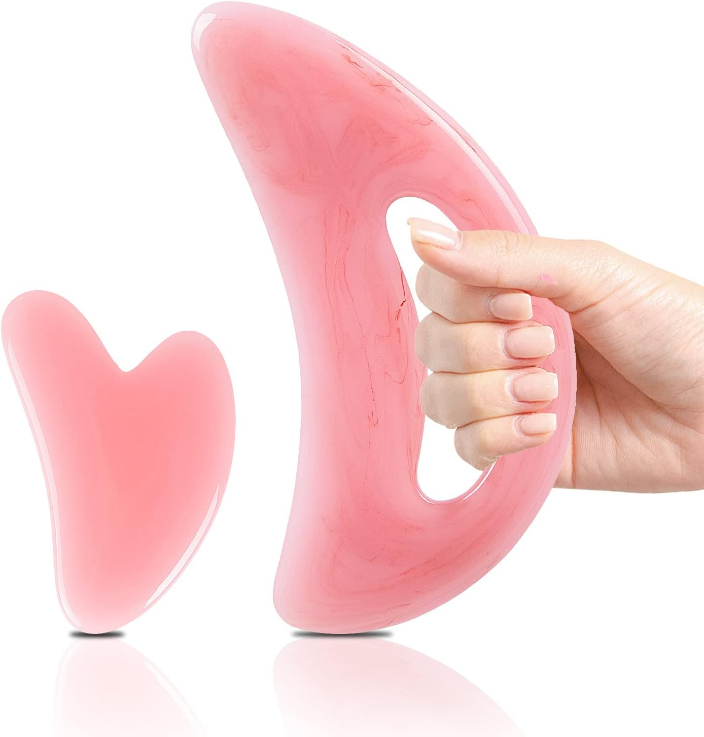 Large Body Gua Sha Massage Tool for Lymphatic Drainage Massage and Body Sculpting - Perfect anti Cellulite Tool for Men and Women, Muscle Scraping Tool for Back, Neck, Face, Leg Massage