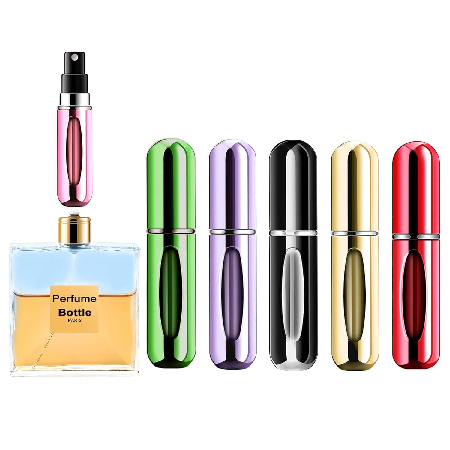 Mini atomizador de perfume portátil, atomizador de perfume