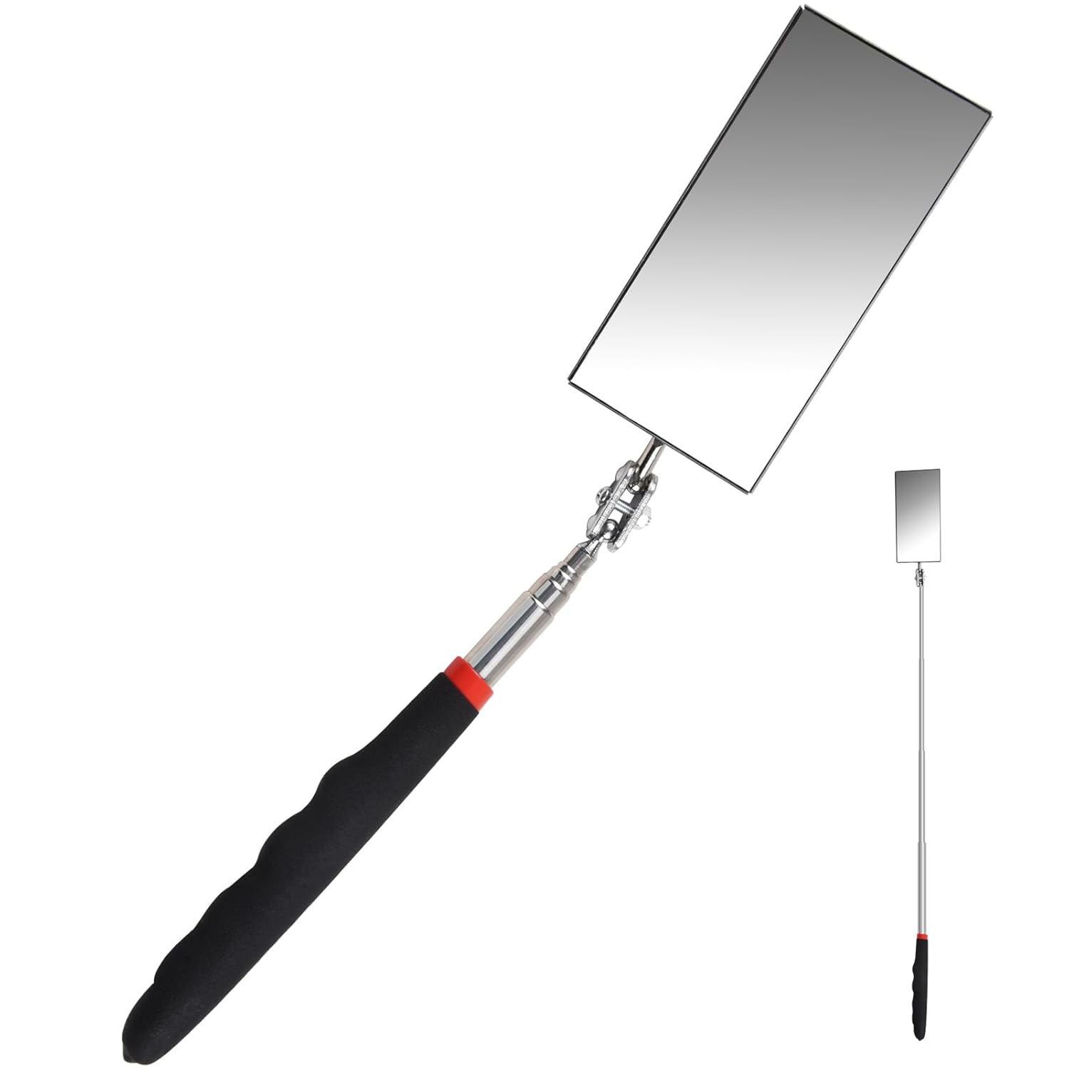 Telescoping Inspection Mirror 12-30 Inch Extendable Flexible Mirror...