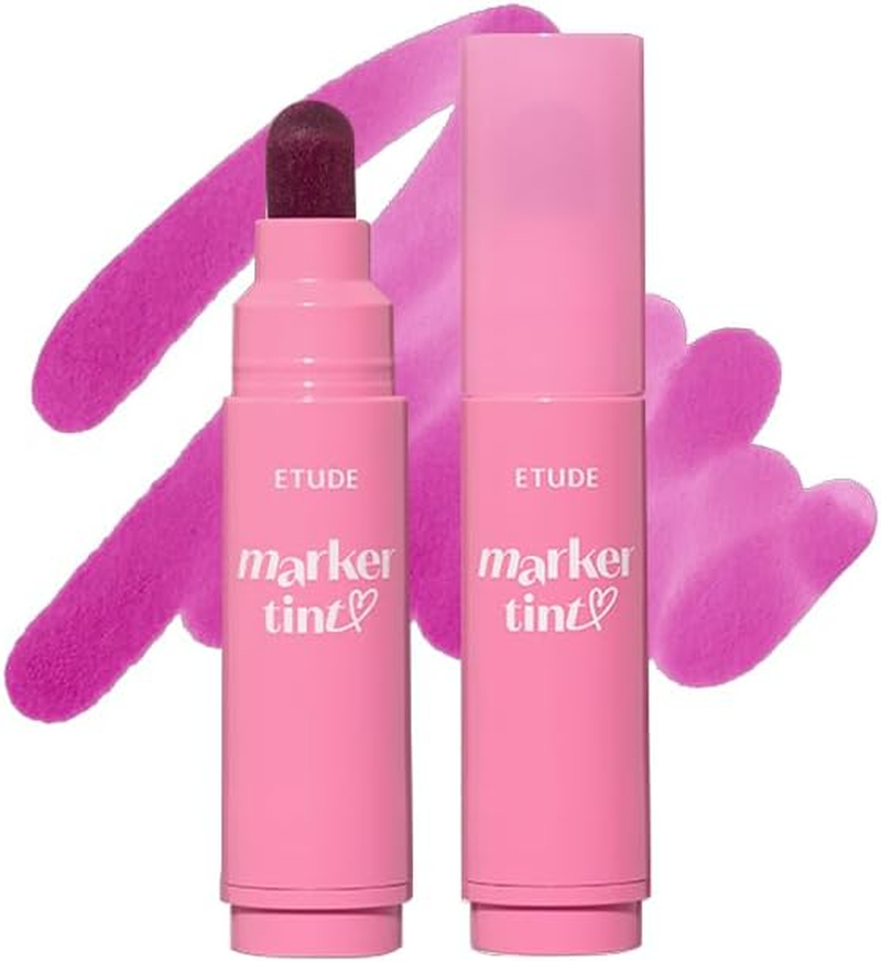 ETUDE Dear Darling Marker Tint #4 Mlik Strawberry (5g) | Hydrating & Long Las... - Picture 17 of 19