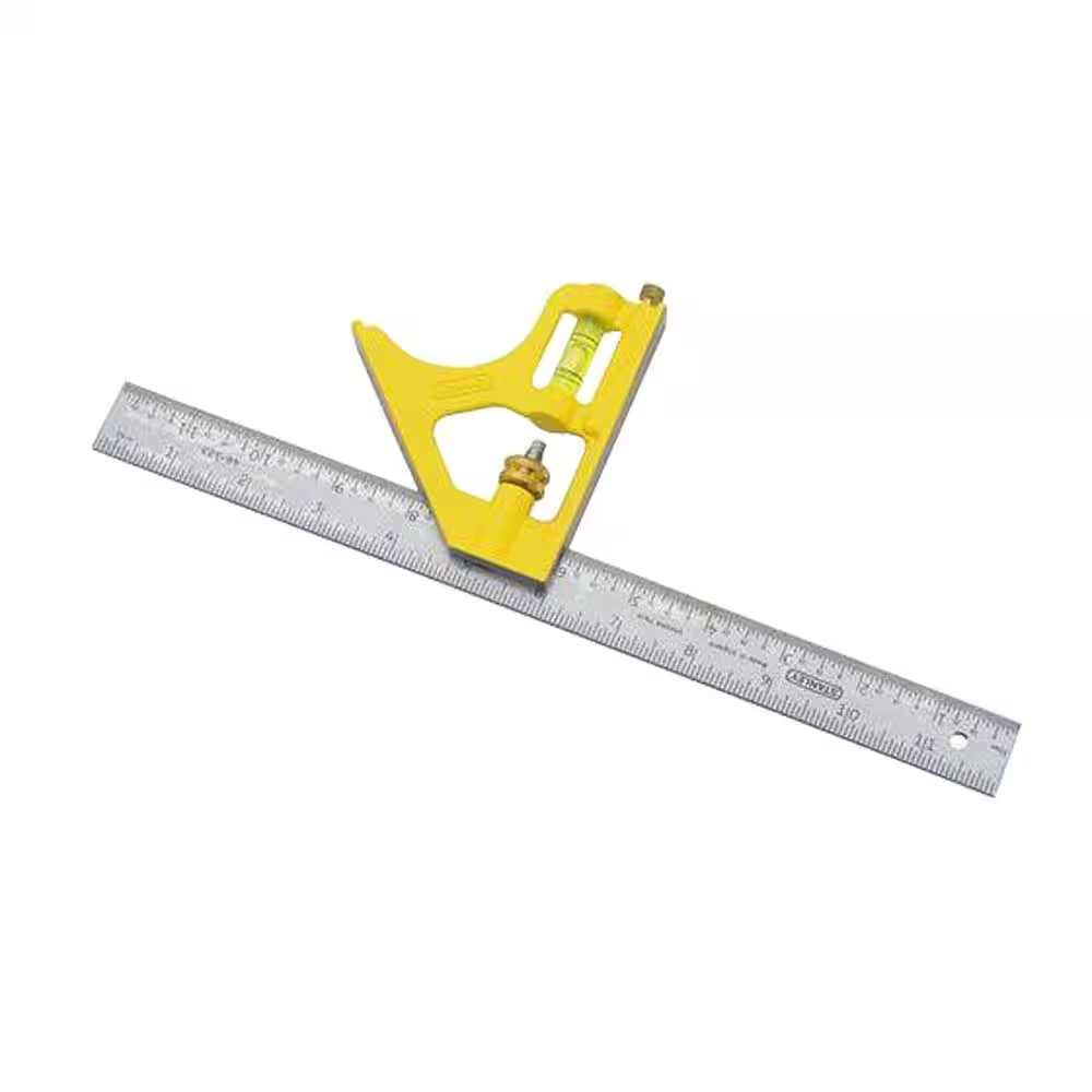 12 In. English/Metric Combination Square Free Ship NEW