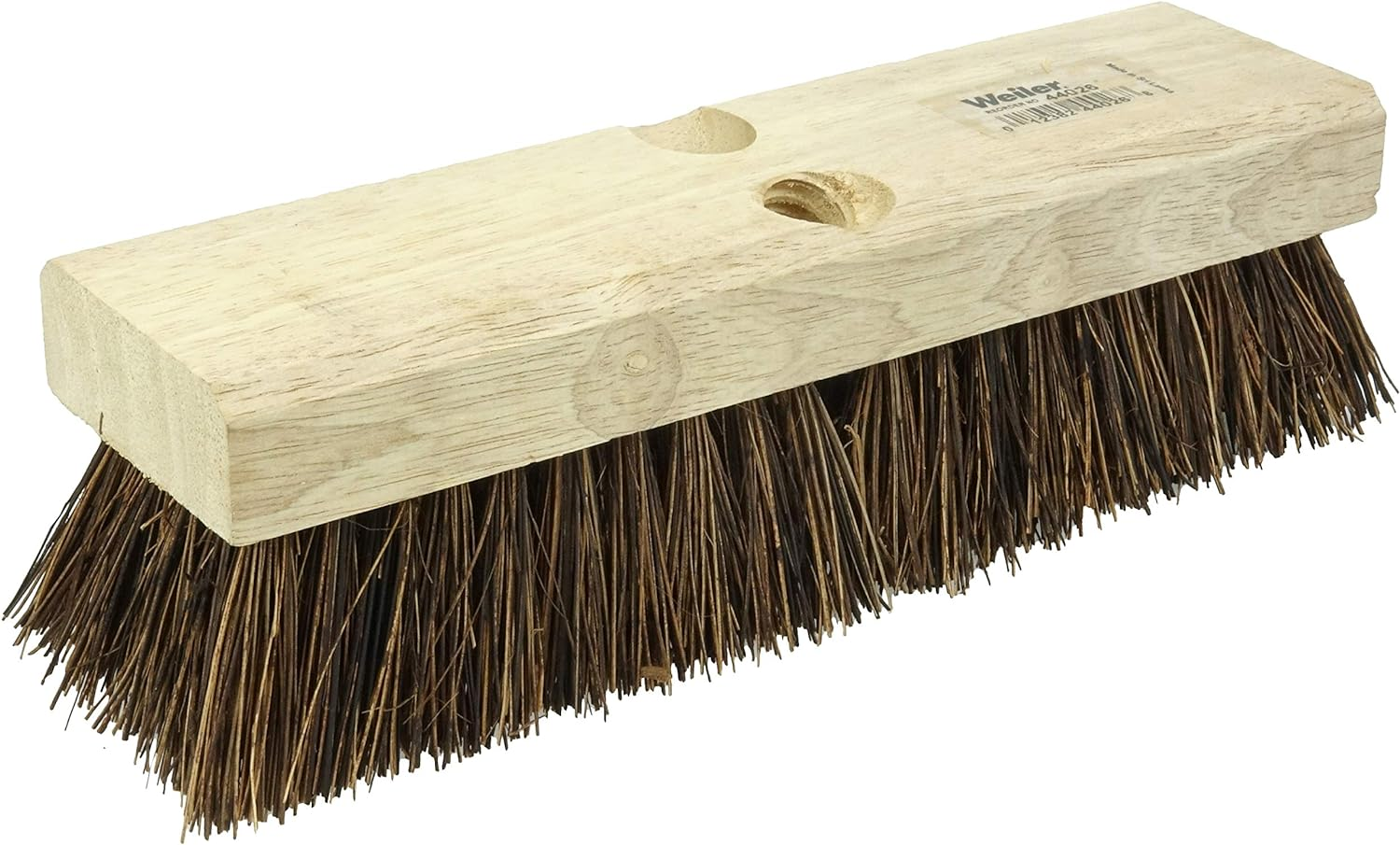 44026 Heavy Duty Deck Scrub Brush with Natural Palmyra Bristles for Wooden Decks, Conrete Patios, and Other Rough Surfaces
