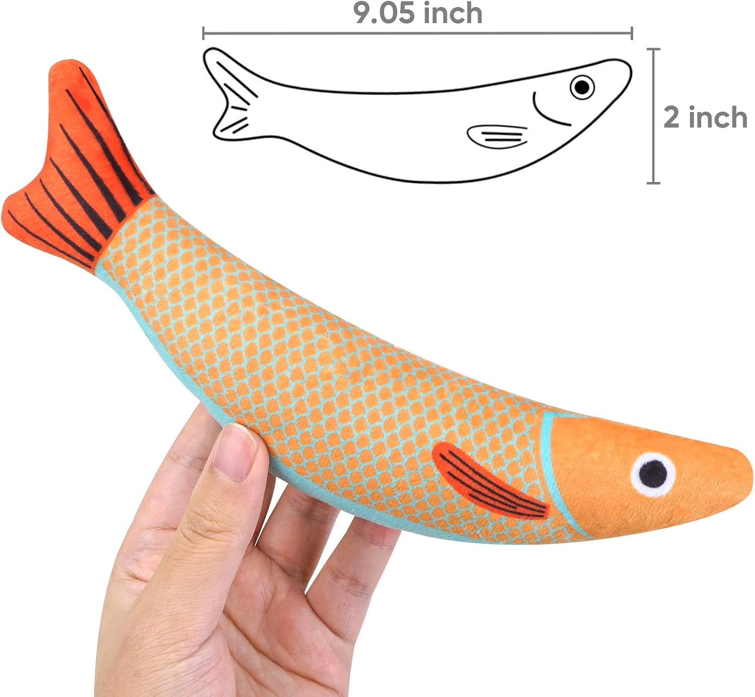 WONOWPA Catnip Toy, 3PCS Cat Chew Toys, Bite Resistant Catnip Toys with Bell ... - Picture 5 of 13