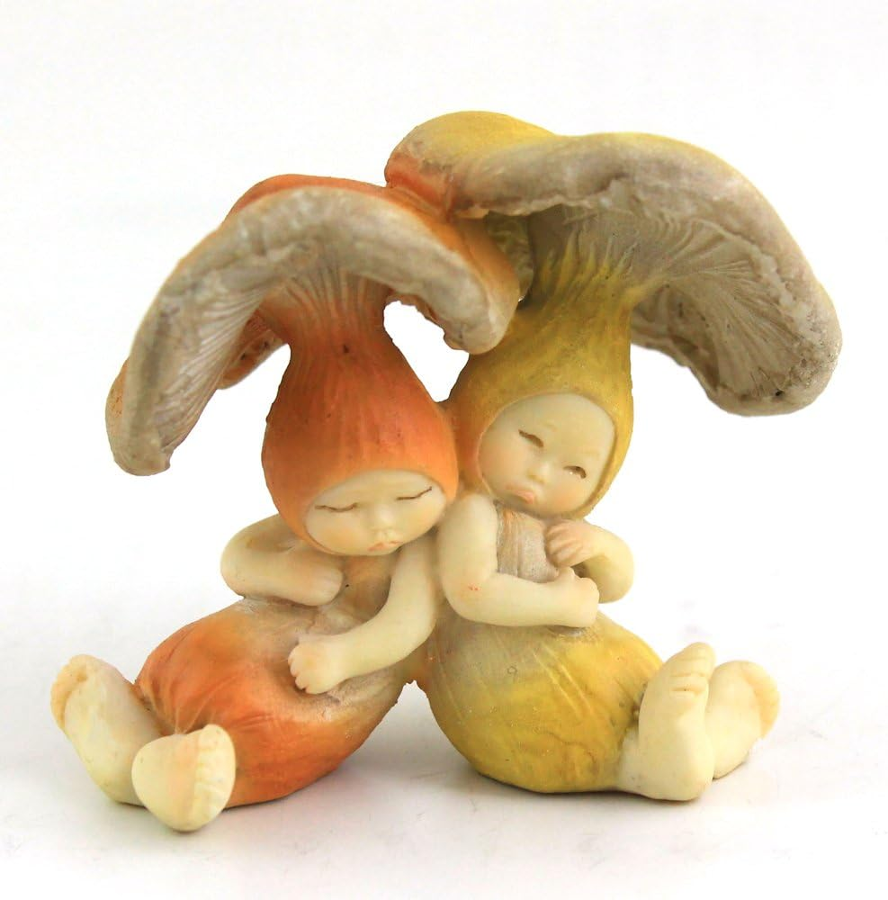 Miniature Fairy Garden and Terrarium Sleeping Shroom Babies