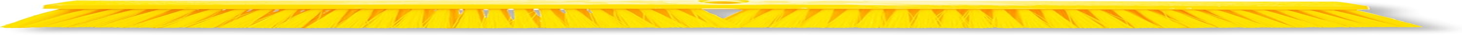 41891EC04 Omni Sweep Plastic Push Broom Head, Heavy Duty, Industrial Broom with Color Code System for Outdoor, Indoor, Garage, Concrete, Patio, Kitchen, Bathroom, 24 Inches, Yellow