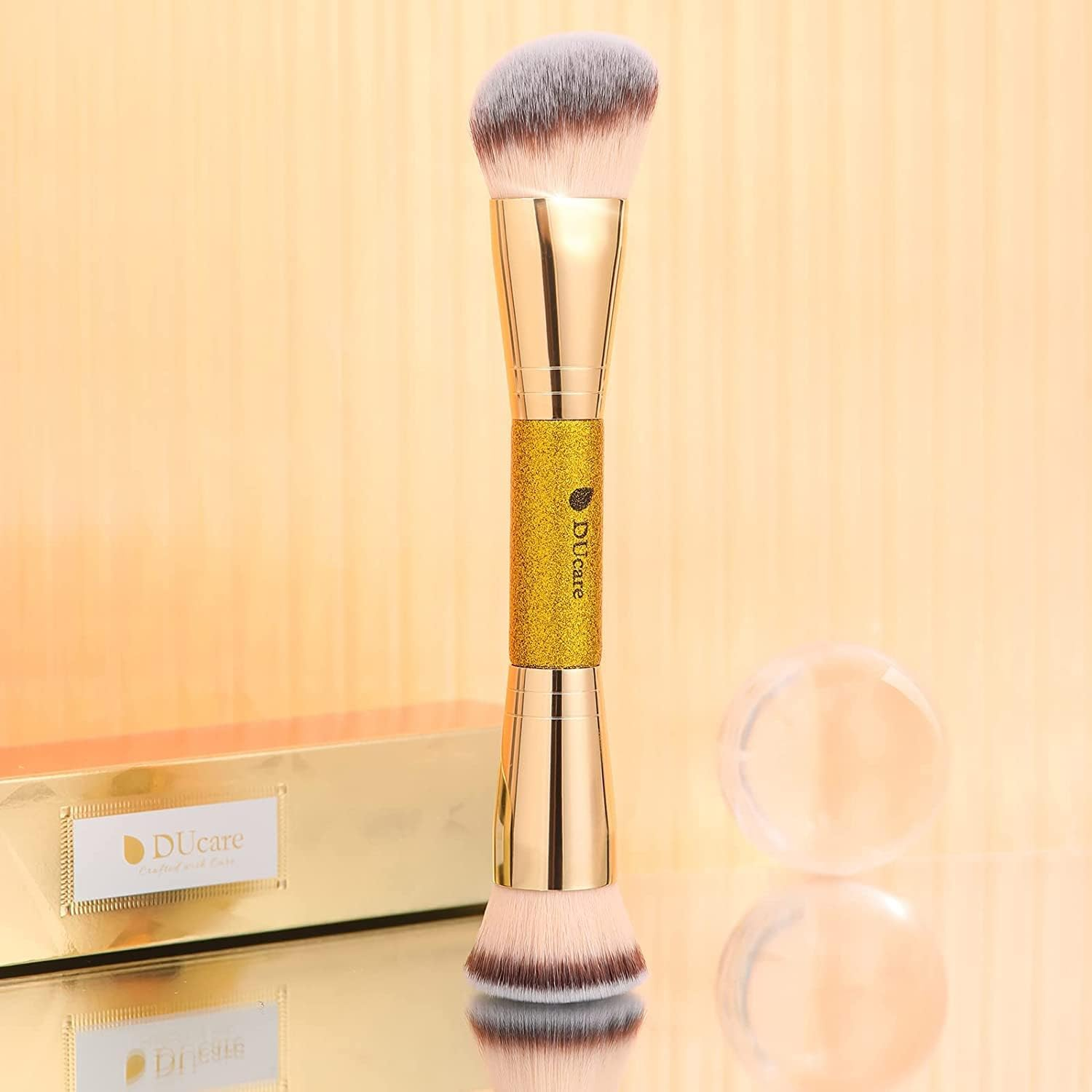 DUcare Makeup Brushes Foundation Brush Contour Double Ended Makeup Brush for ... - Picture 8 of 14