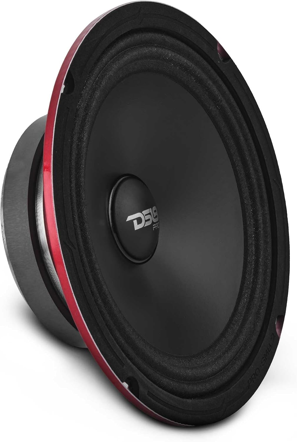 PRO-SM8.2 8" Slim Loudspeaker – 8”, Midrange, Red Steel Basket, 500W Max Power, 250W RMS, 2 Ohms - Premium Quality Audio Speakers – IP66 Water Resistance, Perfect for Motorcycle Applications